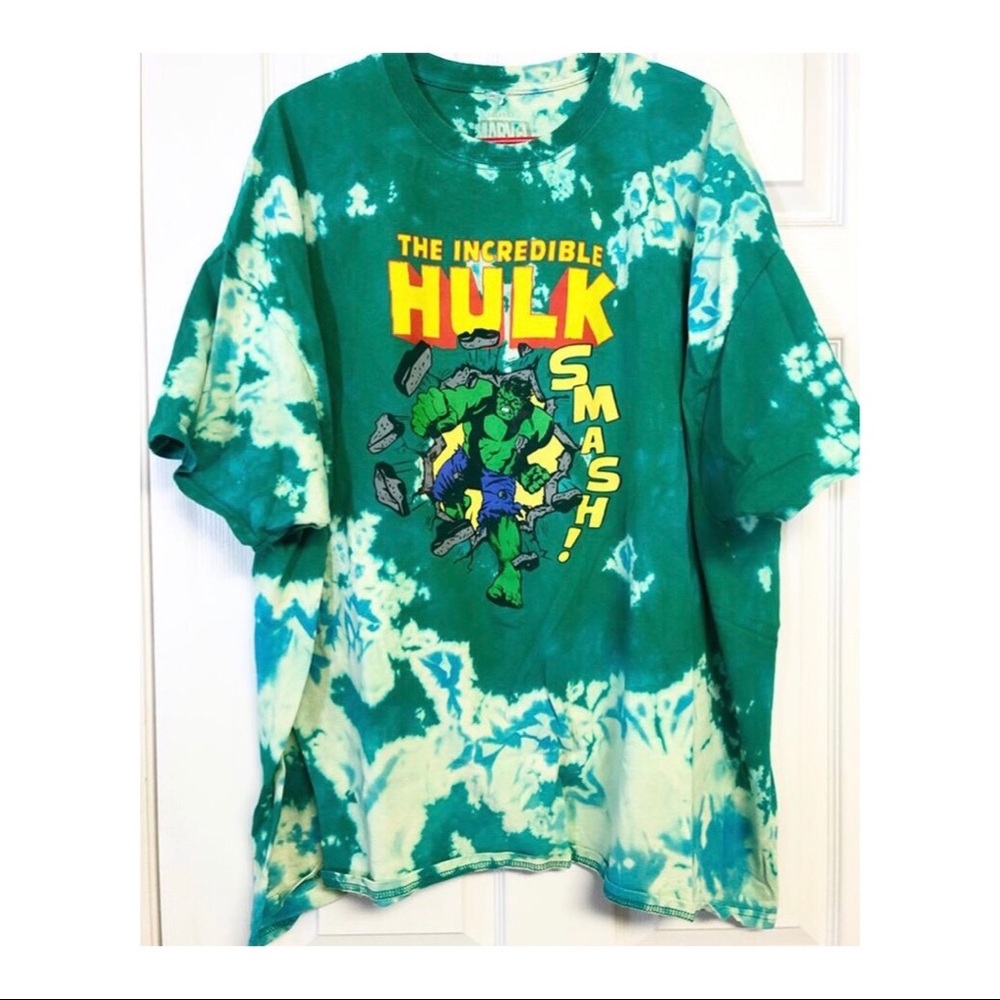 Vintage Marvel Incredible Hulk Tie Dye Tee